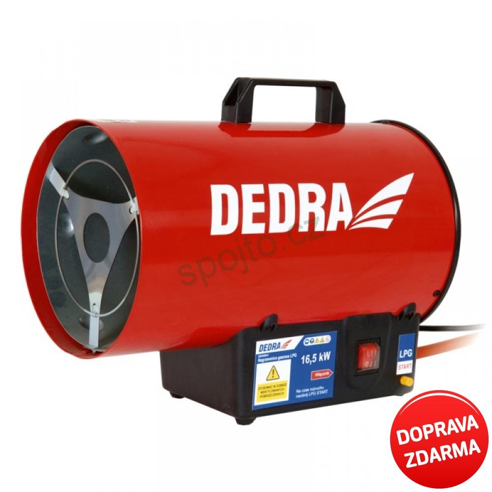 Plynové topidlo DEDRA - ohřívač vzduchu 16,5 kW DED9941