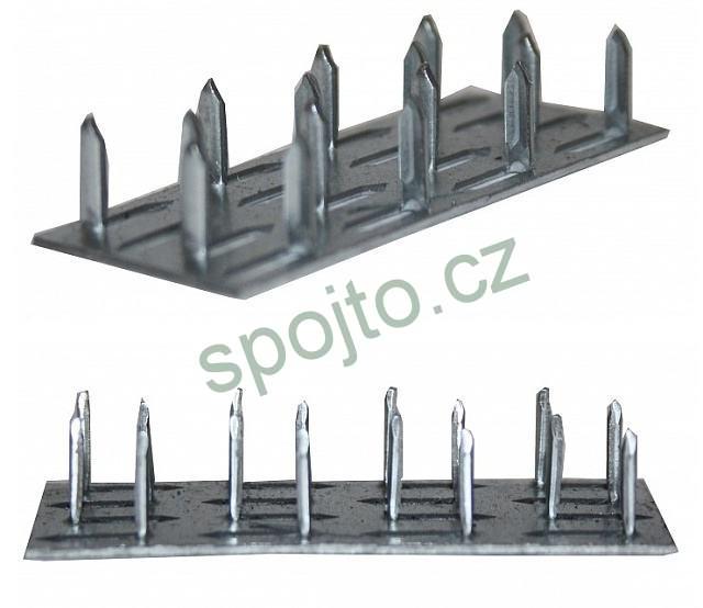 Styčníková deska s hroty 105x210x1.5 mm.
