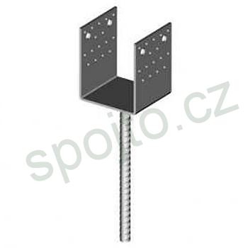 Kotevní patka U 60 x 60 mm KP060