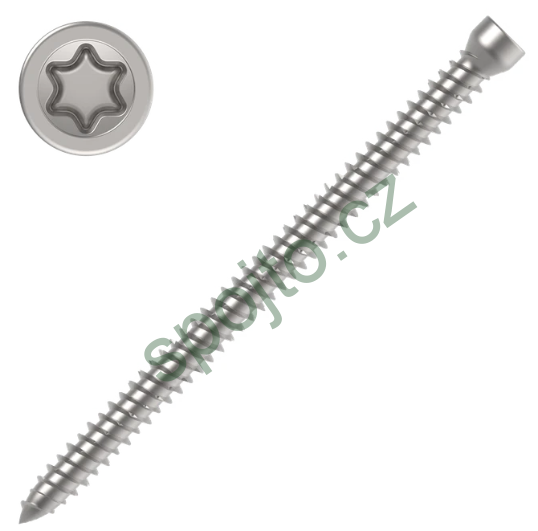 Okenní TURBOšroub 7,5x152 válcová hlava Zn TX30