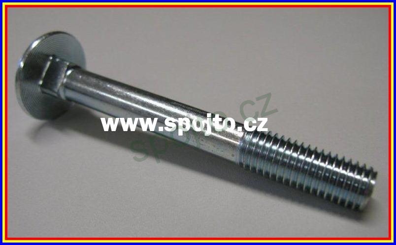 Vratový šroub M8 x 30 zn