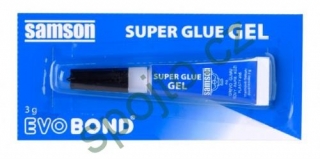 SAMSON Super Glue Gel 3 g Vteřinové lepidlo